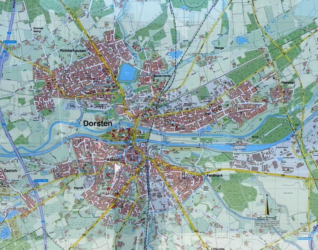 Geographie der Stadt Dorsten