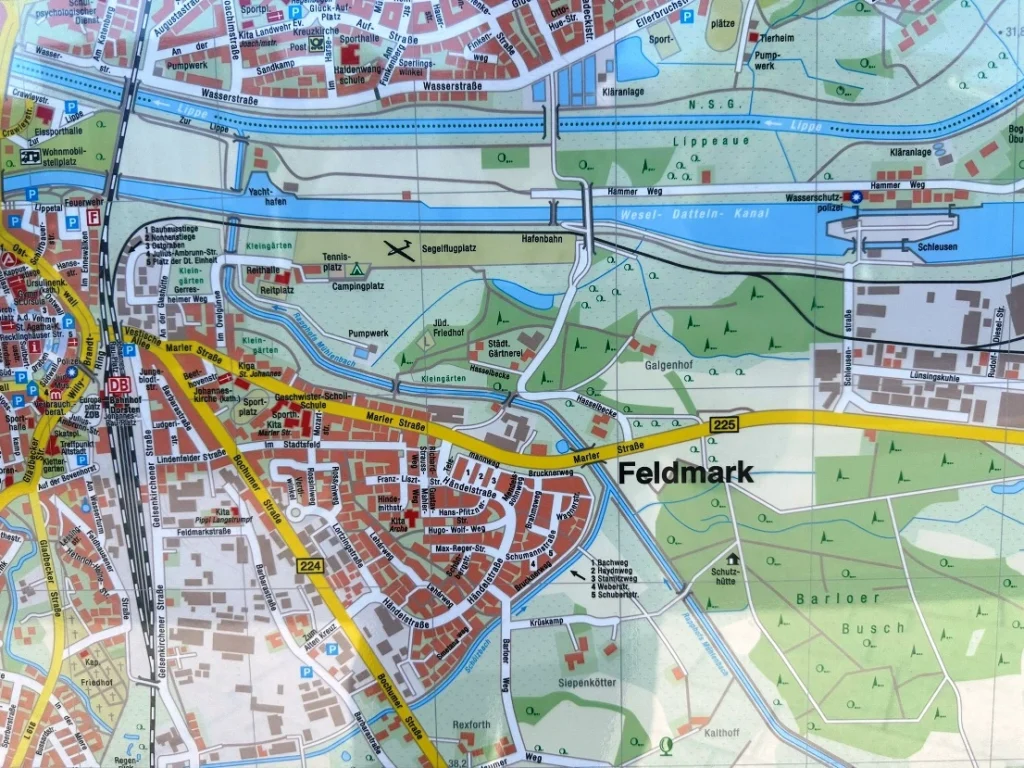 Geographie der Stadt Dorsten